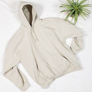 nude color hoodie